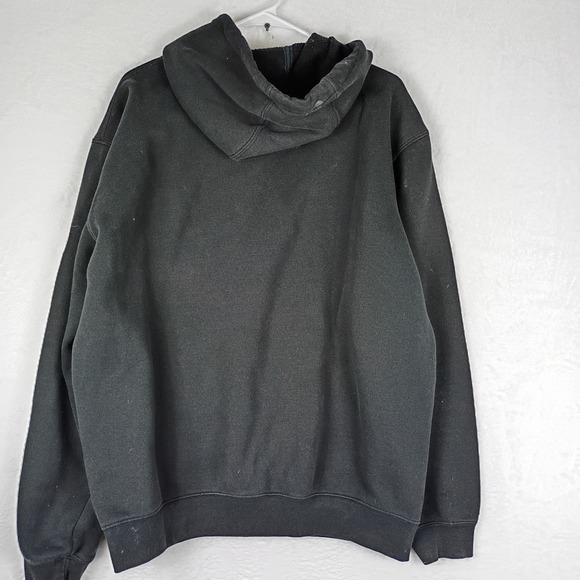 Carhartt Mens Black Sleeve Logo Hoodie Sweatshirt Original Fit Large K288 BLK - Picture 3 of 6